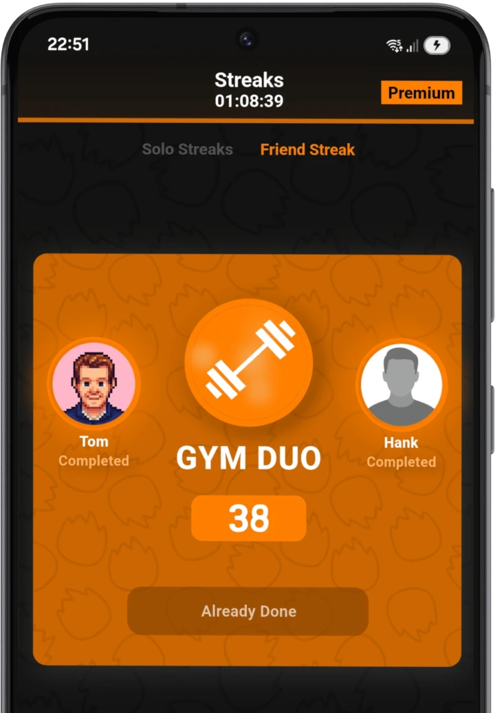 Friend streaks