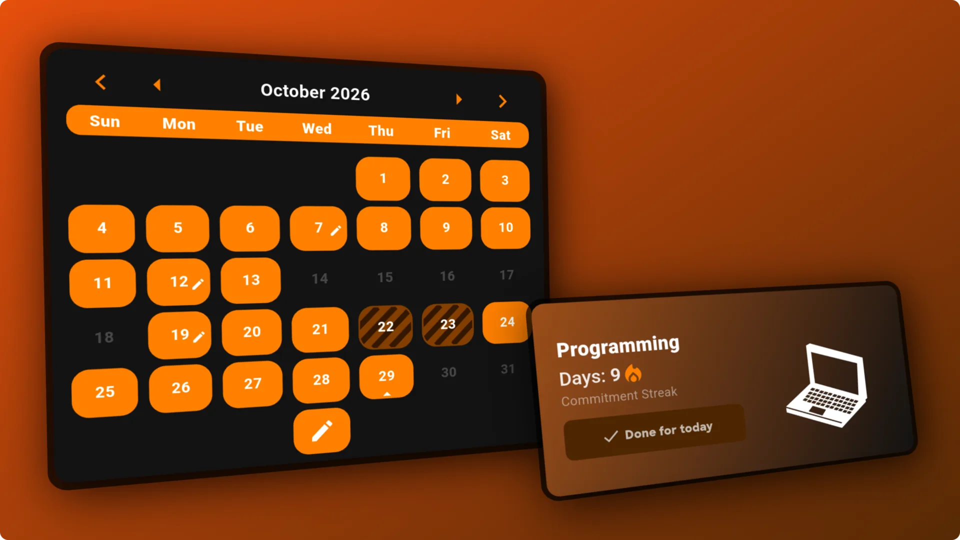 Forgiveness Calendar